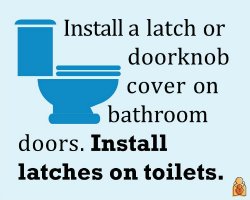 Install locks on toilets - HealthyChildren.org 