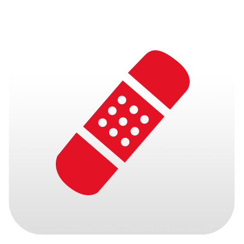 First aid icon for mobile apps