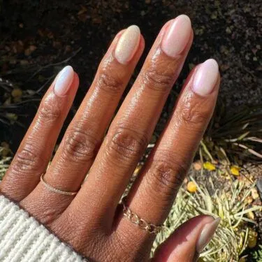 pearl colored nails