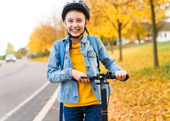 The risk of children riding in golf carts and on e-scooters