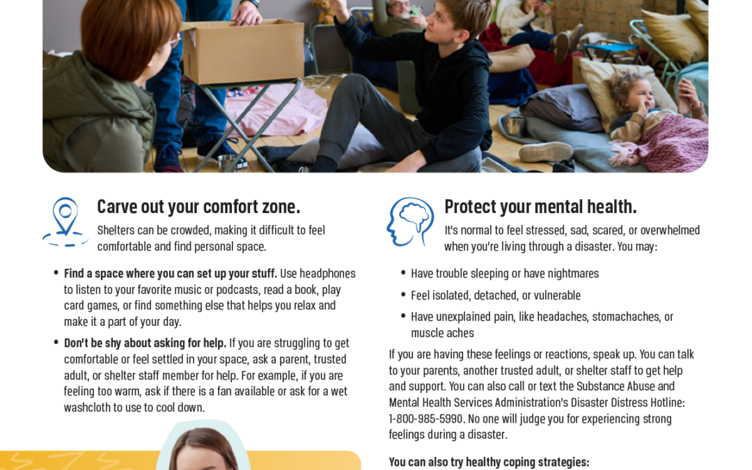 Teen Shelter Safety Fact Sheet | Natural disasters
