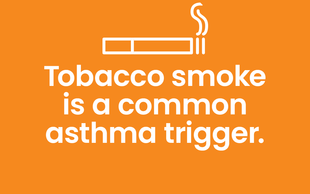 Tobacco smoke, vaping and asthma