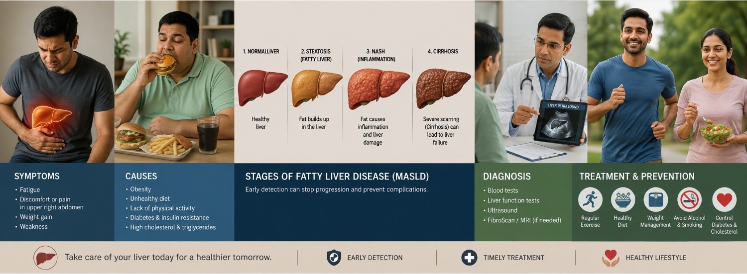 Fatty Liver Disease - Symptoms & Treatment | Medifyhome